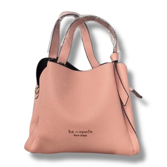 Kate Spade Knott Convertible Carryall Crossbody Mochi Pink NWT - Picture 1 of 9